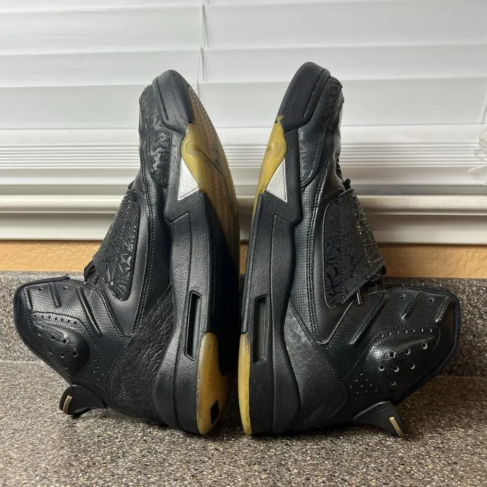 Air Jordan Basketball Shoes Men’s 10.5 Black Cat Son Of Mars Sneakers 512245-010